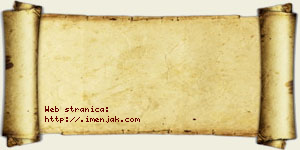 Jelena Zebić vizit kartica